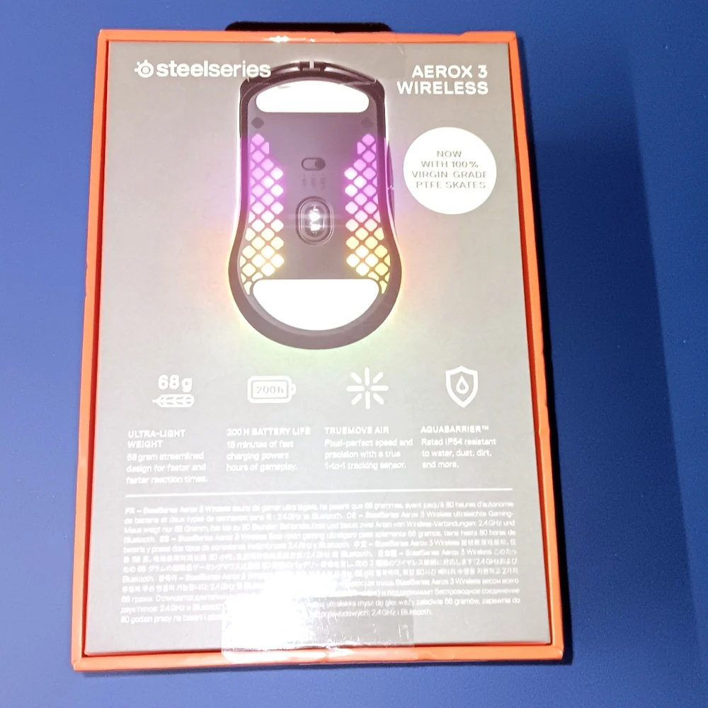 Steelseries Aerox 3 Ultra Lightweight Honeycomb Gaming Mouse